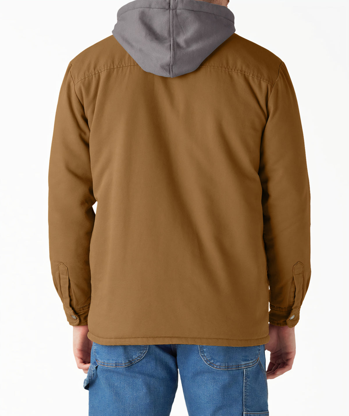 Style# TJ213  Water Repellent Duck Hooded Shirt Jacket