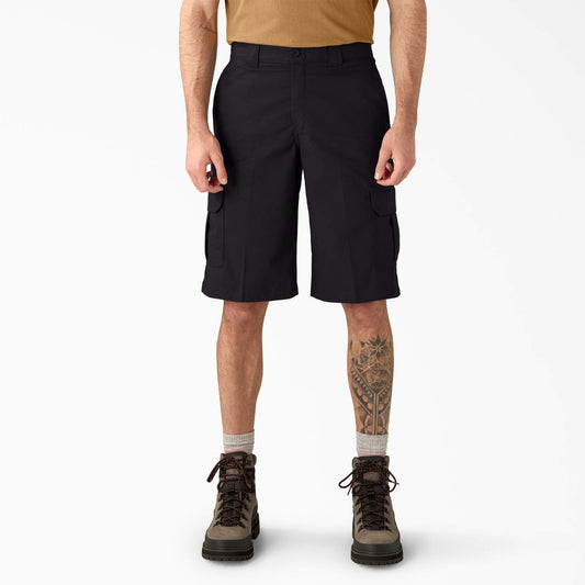 FLEX Relaxed Fit Cargo Shorts, 13"